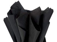 10ct *16 Colors* Tissue Paper for Gift Wrapping 15"x20" Solid Sheets Your Choice (Black) nfLG1750