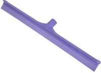 Carlisle 3656868 Sparta Spectrum Plastic Color-Coded One-Piece Rubber Floor Squeegee, 24" Width, Purple (Case of 6)