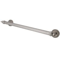 Kingston Brass DR710188 Designer Trimscape Templeton  Grab Bar 18-Inch with TL TIP, Satin Nickel