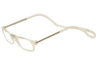 Clic Magnetic Long Size Reading Glasses in Clear +1.75
