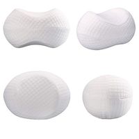 ERIUAES Knee Pillow for Side Sleeping | Sciatic Nerve Pain Relief - Best for Pregnancy, Hip, Knee, Back and Spine Alignment | Memory Foam Orthopedic Leg Pillow Wedge with Washable Cover (B)