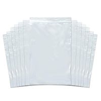 SNL Quality Zip Lock Reclosable Clear Disposable Plastic Bags, Strong | 6" X 9" - 2 MIL - 100 Bags
