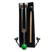 Geesy Tuning Fork 128C - with Buddha Bead Base for Ultimate Healing and Relaxation
