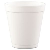 DCC10J12 - Conex Foam Cups, Hot/Cold, 10 Oz, Squat, White, 40/Bag