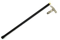 Snake Eye Tactical Pewter Design Handle Walking Cane w/Small Handle Storage, No Blade, 34.5" Overall (Hammer)