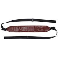 Ibnotuiy Patient Bed Care Fence Restraint Band Leather Single Bed Guardrail Control Limb Restraint Belt for Bed or Wheelchair Use (Red Brown)