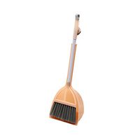 Ocamo Kids Stretchable Floor Cleaning Tools Funny Mop Broom Dustpan Play-House Toys Gift Orange Pink Broom + Dustpan Set