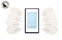24 Modes HealthmateForever Touch Screen TENS Unit |Professional Electric Pain Relief | T24AB2 (Black in White) Wireless ACCESSIBLE