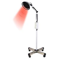 NYPB 250W TDP far Red Light Heating Floor Lamp, Heat Treatment Lamp for Mineral Therapy Thermotherapy Muscle Pain Relief Accupuncture Beauty Treatment Flexible & Adjustable Arm Timed Time