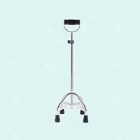 CW&T WW Elderly Walking Stick Aluminum Alloy Telescopic Walker Stable Four-Foot Crutches