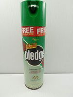 Johnson Wax Pledge Furniture Polish Spring Fresh Dusting Spray 16.6 oz 80% Full
