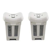 Faironly 2PCS 3.7V 1000mAh Lithium Battery for S20W T25 Four-axis Drone Spare Parts Remote Control Aircraft White