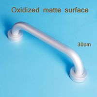 SUN RDPP Grab Bar Aluminum Alloy Bathtub Arm Safe-Grip Bar Shower Handle,Anti-Slip Grip Prevention for Elderly,Handicapped, Disabled,Bathroom,30cm