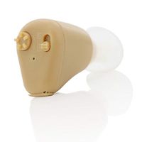 Rechargeable Hearing Machine for Ear In the Ear Sound Amplifier Super Mini Invisible Comfortable Wear Built-in Battery 33 Hours Working Time with Ear Tips, Manual Book, Clearning Tools GPFATTRY (1pcs)