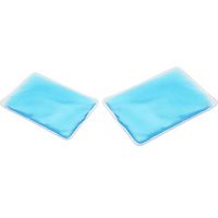 LoveinDIY 2Pcs Square Reusable Gel Ice Pack Hot Cold Bag for Tool