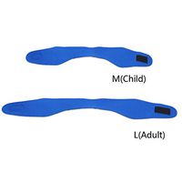 DoMii Swimming Headband Waterproof Ear Band Earplugs Hair Guard Yoga Diving Protector for Adult and Child Blue M&L