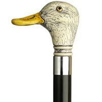 Unisex Duck Head Cane Black Shaft  -Affordable Gift! Item #HAR-9107108