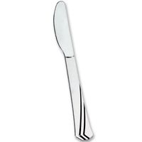 Hanna K. Signature Collection 36 Count Polished Heavyweight Plastic Knife, Silver