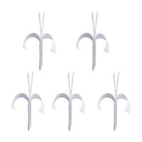 Amosfun Hook Loop Adhesive Tape Self-Adhesive Mounting Sticky Double-Sided Mounting Fasten Tape Interlocking Tape for Home Offices 5pcs