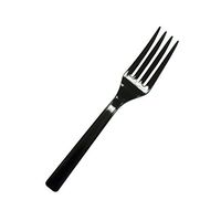 Northwest Medium-Weight Hard Plastic Plastic Forks (Black, 100 Count)