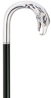 Men Eagle Head Cane Black Maple Shaft, Alpacca Handle  -Affordable Gift! Item #DHAR-9011500