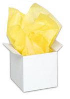 Cakesupplyshop Packaged Extra Large 24pack Satin Finish Bright Yellow Gift Wrap Tissue Paper