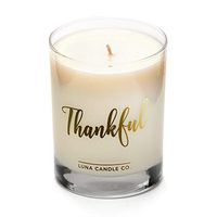LUNA CANDLE CO. Thankful - Apple Cinnamon Scented Luxurious Candles - 11 Oz for Graduation, Birthday, Anniversary, Spring Time and Party Favors