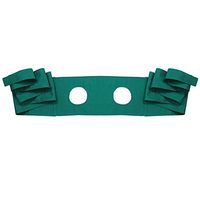 Exttlliy Cotton Material Leg Constraint Band Knee Leg and Foot Binding Band Control Limb Holders Restraint for Bed Green