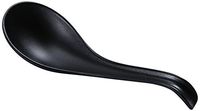 Yanco BP-7002 Black Pearl-2 Spoon, 6.75" Length, Melamine, Black Color with Matting Finish, Pack of 72
