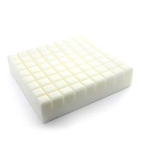 MediChoice Pressure Relief Foam Seat Cushion with Clear Cover, 18 Inches x 16 Inches x 4 Inches, Medium Density, Accomodates Up to 300 Pounds (Each of 1)