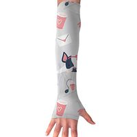 QG ZZX Cute Bulldog Unisex Compression Arm Sleeves UV Protection Performance Arm Sleeve - for Outdoor Sports Baseball,Basketball,Football (1 Pair)