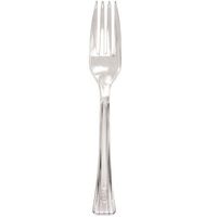Lillian 48-Pack Plastic Forks Cutlery Bag, Clear