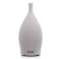 Bbymie Aroma Essential Oil Diffuser, with Handmade Ceramic Cover,Natural Home Fragrance Diffuser and Air Humidifier-Lights can be Turned on or Off