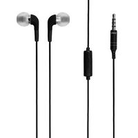 iFrogz Luxe Earbuds Headphone with Microphone (Black)