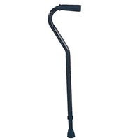 Days Steel Bariatric Offset Handle Adjustable Cane, Standard Size, Heavy Duty Walking Cane for Weight Bearing, Stable Cane, Rubber Foot Tip, Limited Mobility Aid for Elderly Individuals
