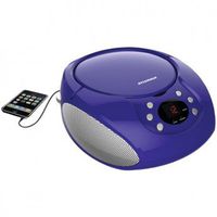 SYLVANIA SRCD261-B-PURPLE Portable CD Players with AM/FM Radio (Purple)
