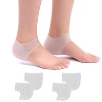 10 Pairs of Silicone Heel Sleeve Breathable Silicone Heel Cup Protection pad, can Repair Dry Heels and Reduce Plantar Fasciitis/Achilles Tendon/Tendon/Heel spur/Heel Pain