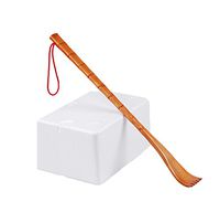 Wood Back Scratcher Bamboo Shape Hand Massage Tools Manual Massager Handheld Back Body Massager for Scratching Itches, Yellow