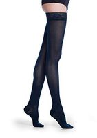 SIGVARIS Women’s Style Soft Opaque 840 Closed Toe Thigh-Highs w/Grip Top 15-20mmHg