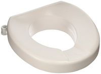 Maddak Tall-Ette 2-Inch Elevated Toilet Seat Compatible with Elongated and Standard Toilets (725831002)