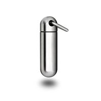 NUBARKO Keychain Pill Holder Titanium Mini Pill Fob Emergency Aspirin & Nitroglycerin Pill Holder for Men and Women, Waterproof, Light Weight and Non Allergenic