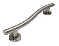 Keeney GB2022-24BN Wave Grab Bar 1.25 Dia x 24 In., Brushed Nickel