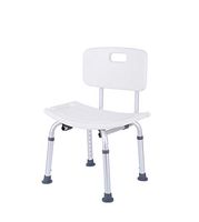 Bath Stool Bathing Chair, Aluminum Alloy Bath Stool, Elderly Woman Bathing Stool Anti Skid Height Adjustable Bathing Chair Backrest Bath Chair