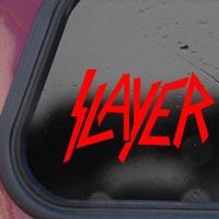 Slayer Red Sticker Decal Metal Band Wall Laptop Die-cut Red Sticker Decal