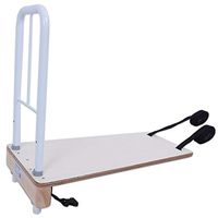 LLF Adjustable Bed Assist Rail Handle and Hand Guard Grab Bar for Adults, Kids, Handicap, Safety Handrail Swing Grab Bar Home