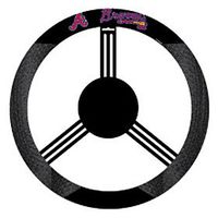 MLB Atlanta Braves Poly-Suede Steering Wheel Cover