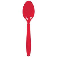 Amscan 458361.4 Plastic Spoons, Full Size, Apple Red