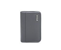 Myabetic Clemens Diabetes Case for Glucose Meter, Test Strips, Lancing Device and Lancets Includes Trash Pocket - High Quality Compact Design (Charcoal)