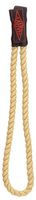 Twisted Rope Wrist Straps with Elastic Band for Walking Canes in Tan