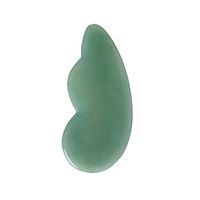 LWBTOSEE Jade Gua-Sha -Benefit for Eye Bag,Skin Care and Body Pain -Natural Aventurine Guasha Stone for Face Back Leg -Anti Aging -Promote Lymphatic Drainage